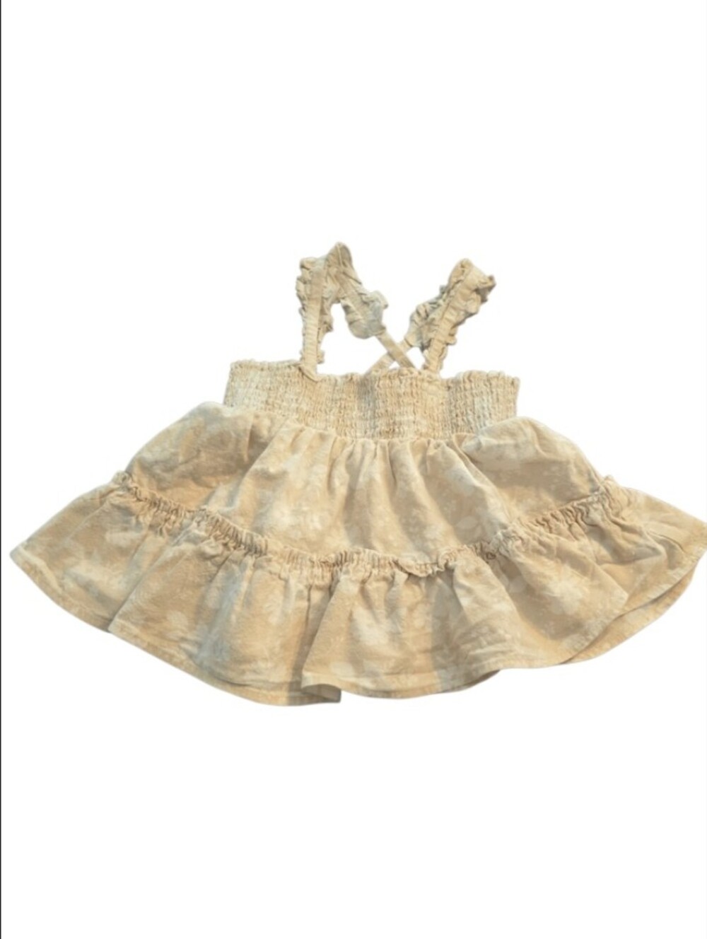 Haute Hippie Toddler Tiered Ruffle Smocked Tank Top Size 5T in EUC